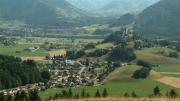 La place du village : Alpage des Mongerons à Gruyères (Suisse)